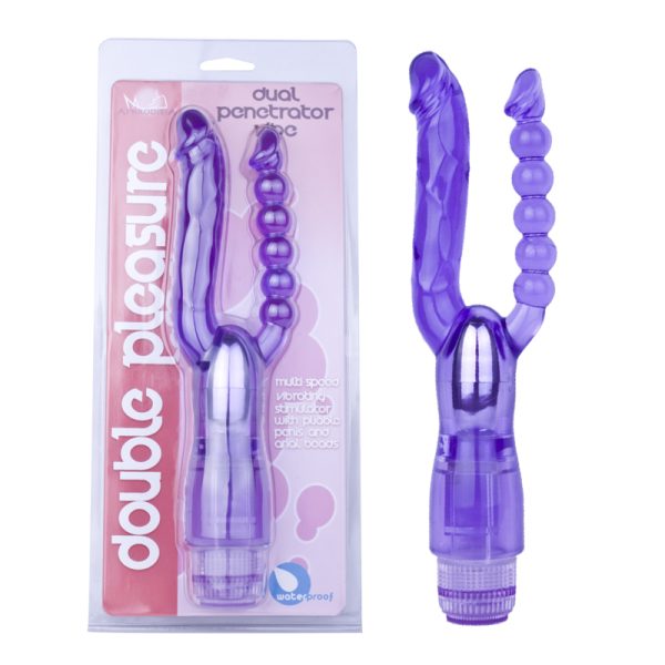 Aphrodisia Silicone Vibrating Anal Beads Anal Plug Sex Toys Couples Adult Erotic Toys purple - Image 2