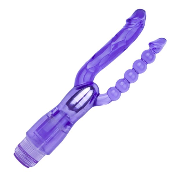 Aphrodisia Silicone Vibrating Anal Beads Anal Plug Sex Toys Couples Adult Erotic Toys purple - Image 3