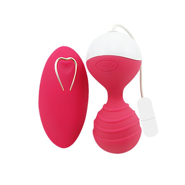 Red Man Nuo Koro Ben Wa Ball Weighted Female Kegel Vaginal Tight Exercise Machine USB Vibrator Vibrating Egg Sex products Sex toys for Women - Image 3